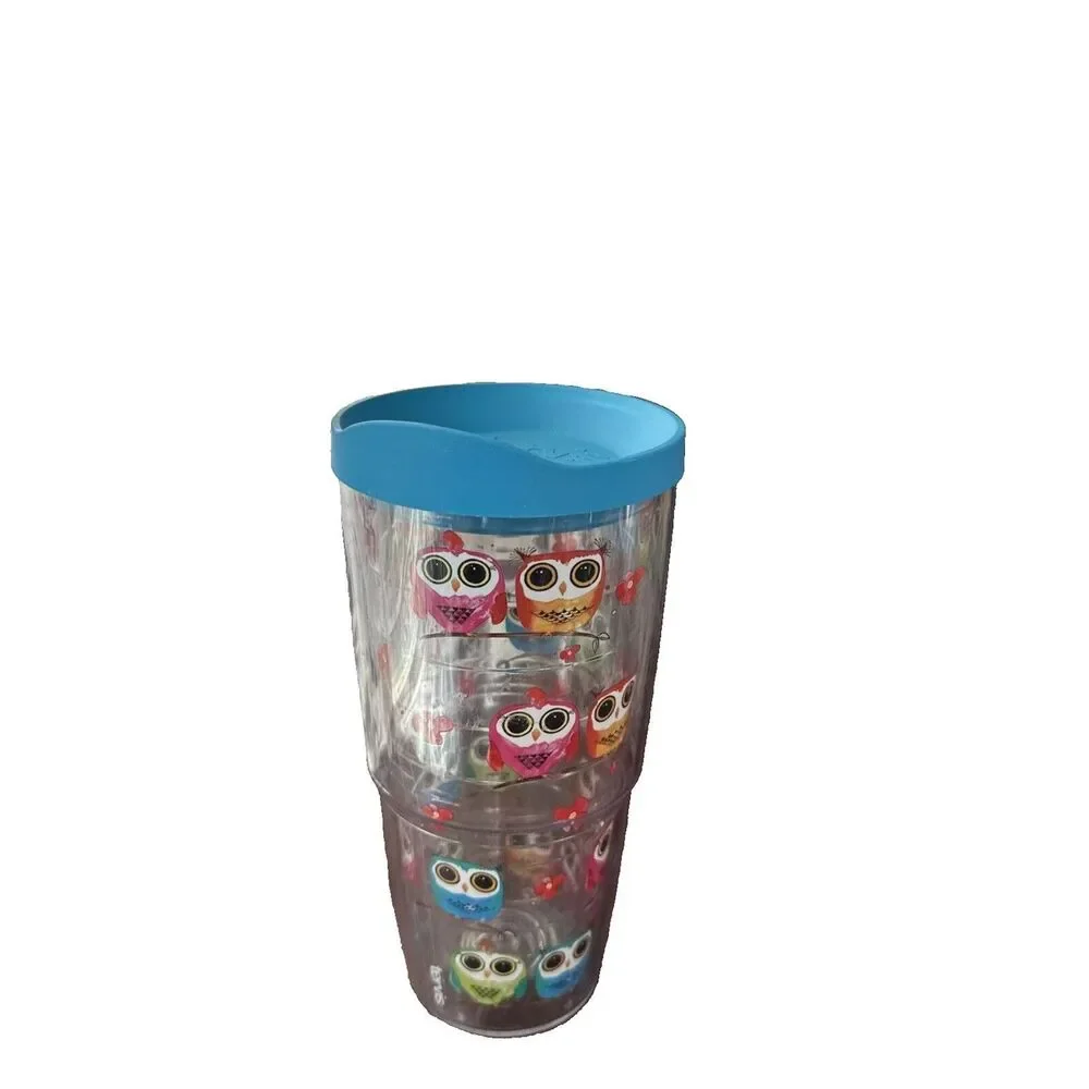 Tervis Owls 24oz Insulated Tumbler Cup with Blue Lid